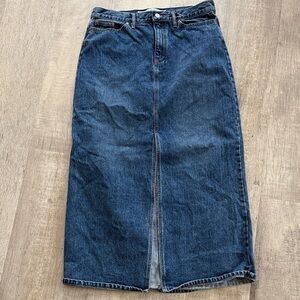 GAP Blue Denim Maxi skirt